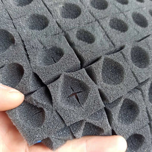 T8WE 100Pcs Soilless Hydroponic Sponge Seed Growing Media Cubes Square Seedling Foam