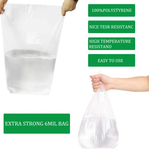 10Pcs/Bag Growth Bags High Temperature Resistant Food grade Plastic Breathable Plant Growing Container for Mushroom