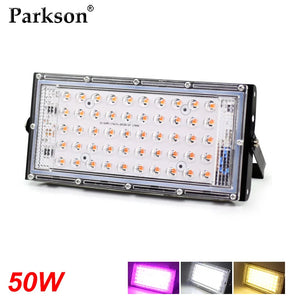 50W LED Grow Light Full Spectrum AC 220V Plant Floodlight Greenhouse Plant Hydroponic Plant Spotlight LED Plant Growth Lamp