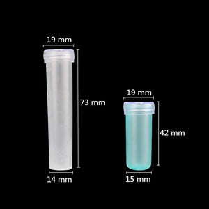 20Pcs Plastic Fresh Flower Nutrition Tube with Cap Water Storage Tube  Keep Fresh Hydroponic Container Floral Water Tube