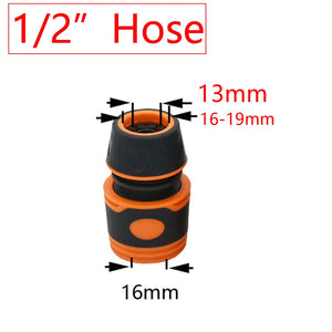 Garden Hose Quick Connector 1/2 3/4 1 Inch Pipe Coupler Stop Water Connector 32/20/16mm Repair Joint Irrigation System