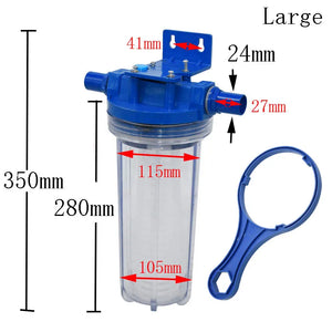 1Pcs Family Garden Plastic Blue Poultry Pet Products Farm Animal Feed Veterinary Reproduction Filter Water Supply Equipment