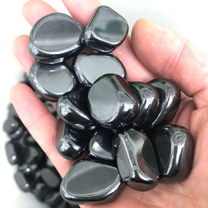 1pc Natural Hematite Tumbled Stone Quartz Crystals Rock Healing Mineral Aquarium Garden Home Room Decoration Polished Energy