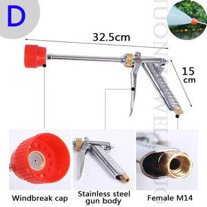 M14 Orchard High Pressure Pesticide Sprayer Misting Nozzle Spray Gun Mist Spraying Nozzle Garden Irrigation Atomizing Sprinkler