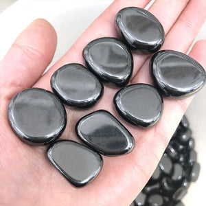 1pc Natural Hematite Tumbled Stone Quartz Crystals Rock Healing Mineral Aquarium Garden Home Room Decoration Polished Energy