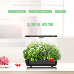 Hydroponic Growing Systems for Home, LED Grow Light, Non-Toxic Soilless Smart Planting Machine, Indoor Gardening