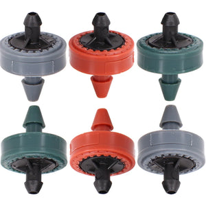 20-200PCS 2L 4L 8L Pressure Automatic Compensating Dripper Steady Flow Garden Emitter Durable Irrigation Water Regulator Dripper