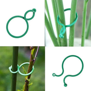 50pcs/100pcs Garden Clips Trellis for Vine Vegetable Tomato To Grow Upright Garden Plant Stand Tool Accessories Plant Support