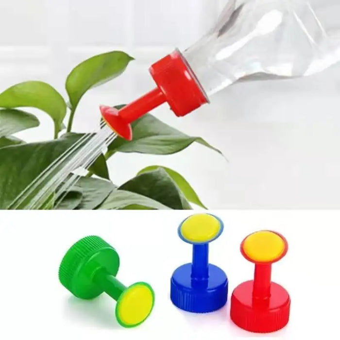 6pcs GB 28mm Garden Plant Watering Attachment Spray-head Soft Drink Bottle Water Can Top Waterers Seedling Irrigation Equipment