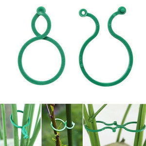 50pcs/100pcs Garden Clips Trellis for Vine Vegetable Tomato To Grow Upright Garden Plant Stand Tool Accessories Plant Support