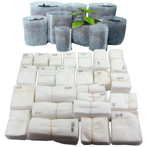 25/50/100pcs Nonwoven Fabric Nursery Plant Grow Seedling Growing Planting Bag Garden Eco-Friendly Ventilate Different Size Bag