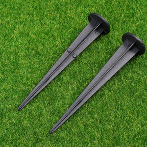 Stakes Ground Lights Spikes Light Solar Lawn Lamp Garden Spike Landscapereplacement Lamps Outdoor Torch Led Plug Alloymini