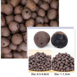 500g Organic light ceramsite Clay Pebbles Grow Media Orchids Hydroponics Aquaculture Garden Flowers Planting