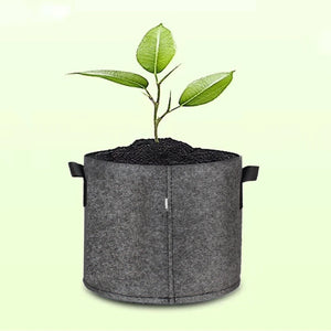 Planting bag black/grey potato fabric vegetable seedling  growing pot garden tools 1-15 gallon eco-friendly grow bag