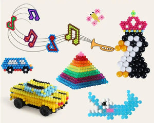 600Pcs box Hama Water Beads Spray Magic Beads Educational Perler perlen beads Puzzles Accessories for Children Toys