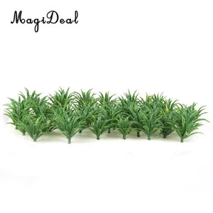 50Pcs/Pack Model Ground Cover Plants Garden Train Track Street Diorama Scenery Landscape 1:100-1:200 HO N Z