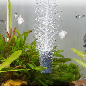 Cylindrical Air Bubble Stone Aquarium Fish Tank Aerator Pump Hydroponics Oxygen Diffuser Oxygen Mineral Bubbles Accessories