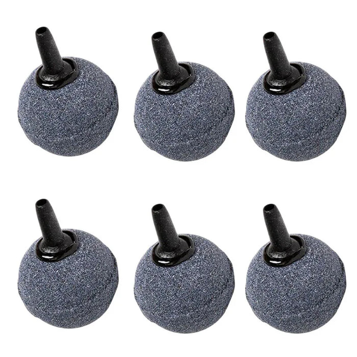 5pcs Aquarium Mini Round Mineral Bubble Air Stone Pond Fish Tank Pump Aerator Aeration Hydroponic Oxygen Airstone Accessories