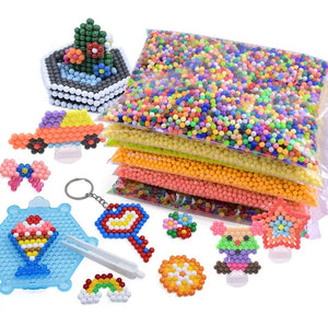 500pcs Magic Spray Water Beads DIY Puzzles Toy Perler Hama Beads Ball Gift Perlen Learn Kids Toys игрушки для детей