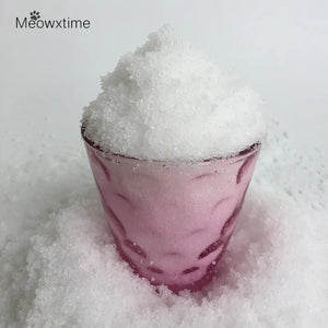 200g DIY Instant Man-made Snow Can Magic Artificial Snow Powder Add Water Make Your Own Snow Powder Christmas Gift Tools