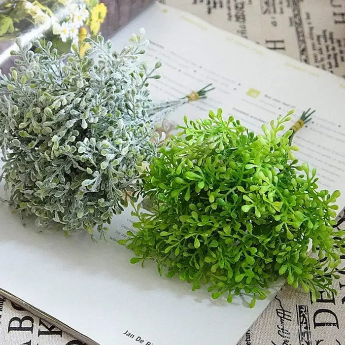 Simulation flower green plant plastic 6 branches pomelo citrus quality good home garden turf distribution Christmas decor plan