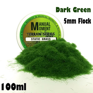 Miniature Scene Model Sand Table Turf Flock Lawn Nylon Grass Powder STATIC GRASS Hobby Terrain Series  Material