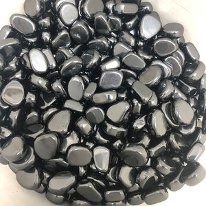 1pc Natural Hematite Tumbled Stone Quartz Crystals Rock Healing Mineral Aquarium Garden Home Room Decoration Polished Energy