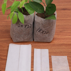 25/50/100pcs Nonwoven Fabric Nursery Plant Grow Seedling Growing Planting Bag Garden Eco-Friendly Ventilate Different Size Bag