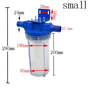 1Pcs Family Garden Plastic Blue Poultry Pet Products Farm Animal Feed Veterinary Reproduction Filter Water Supply Equipment