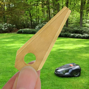 18PCS 49*19*1MM Robot Mower Replacement Blade Anti-rust Durable Mower Cutter for Bosch Indego Easy to install