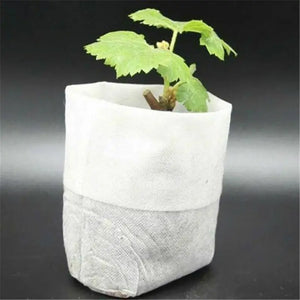 25/50/100pcs Nonwoven Fabric Nursery Plant Grow Seedling Growing Planting Bag Garden Eco-Friendly Ventilate Different Size Bag