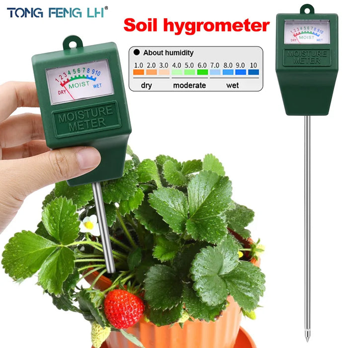 Soil Moisture Sensor Measurement Tester Moisture Hygrometer Hydroponics Gardening Plant Water Flower
