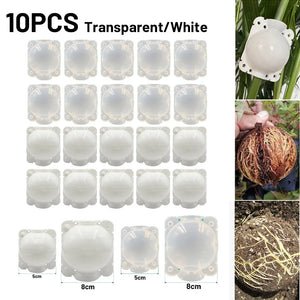 6/10Pcs Plant Rooting Ball High Pressure Graft Breeding Case Nursery Box Propagation Jardinage Plant Root Pot Garden Accessories