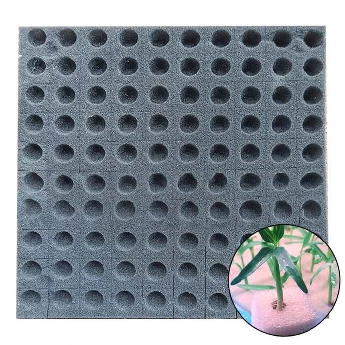 T8WE 100Pcs Soilless Hydroponic Sponge Seed Growing Media Cubes Square Seedling Foam