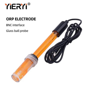 yieryi ORP Replacement Probe Aquarium Hydroponic Laboratory Electrode Oxidation-Reduction Potential Test BNC Q9 Connector 1.2/3M