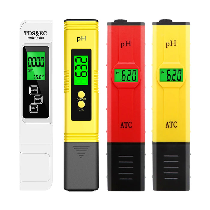 Digital PH TDS EC Meter Water Purity PPM Filter Hydroponic Detector for Aquarium Pool Water Quality Monitor Measure Tool 60%OFF