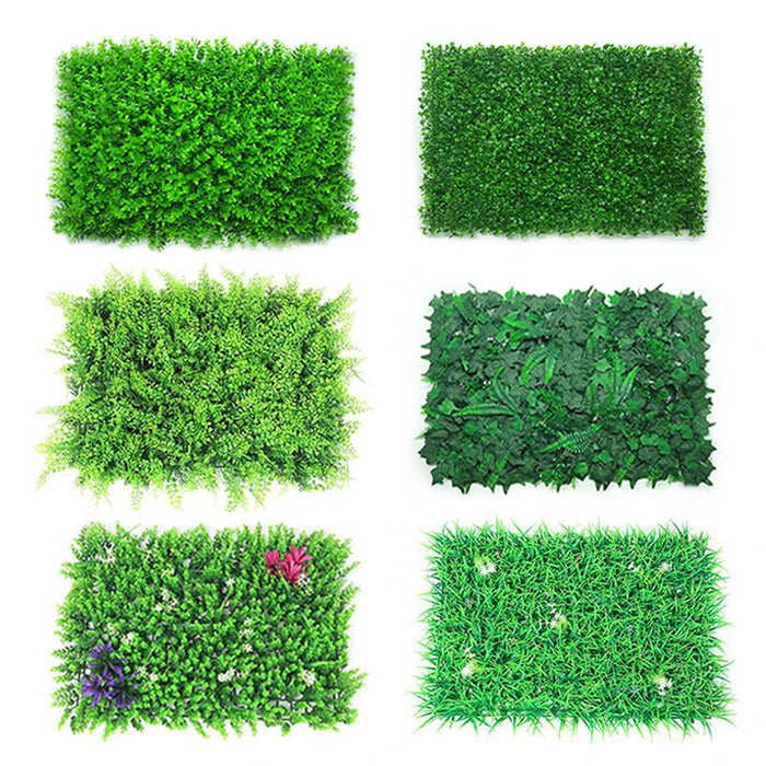 Artificial Plant Wall Lawn 40x60cm Plastic Artificial Turf Home Garden Shop Shopping Center Home Decoration Green Carpet Grass