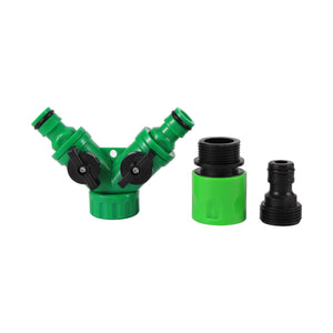 Garden Irrigation Y-shaped Water Splitter 1/2" 3/4" Female Thread 2-Way Water Valve Watering System Water Controller Switch