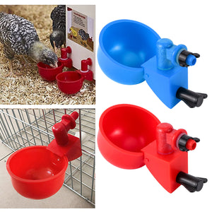 Bird Coop Water Drinking Cups Feed Automatic Poultry Chicken Fowl Drinker Chicken Equipment Wholesale Garden