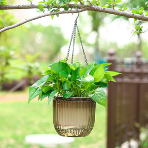 Hydroponic Flowerpot Hanging Soil Culture Vase Self Watering Planter Thickened Plastic Flower Pot Nordic Style Plant Basin