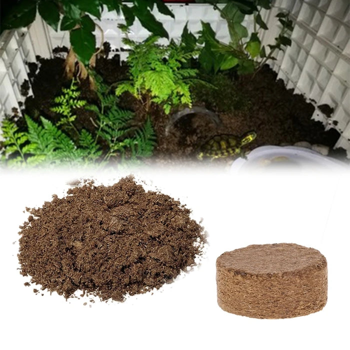 Fiber Coir Pellet Nutrient Soil Lightweight Plant Compressed Base Garden