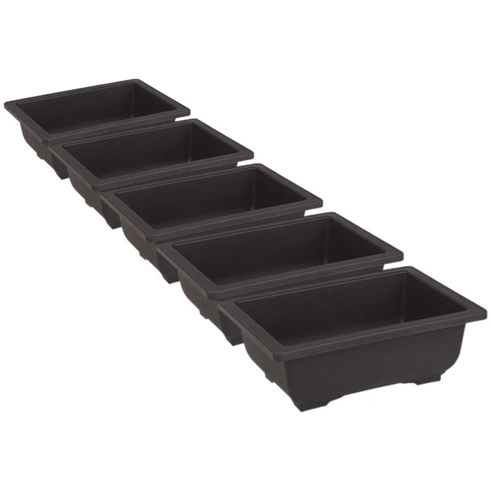 Office Accessories Home Gardening Pot Flower Planting Container Bonsai Rectangular Flowerpot Holder Plastic