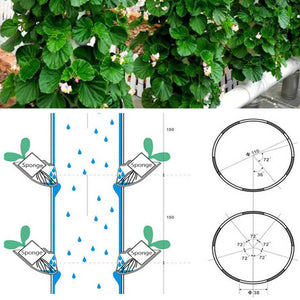 10Pcs DIY Hydroponic Pots for Colonization Cups Vertical Tower Plant Grow Pot Cup System Tower Hydroponics Soilless Device Kit