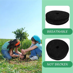 20 Pcs Weeding Cloth Plant Agricultural Gardening Ground Decorate Tree Protective Mats Protection for Preventor Accessory Mulch