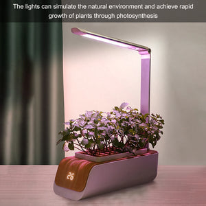 Hydroponics Growing System Family Farm Nursery Tray Pot Indoor Herb Led Grow Lights Automatic Timer Smart Garden Planter