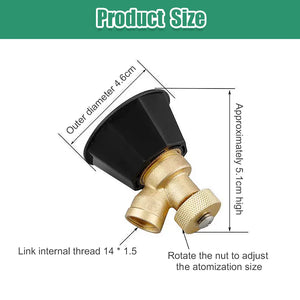 High pressure Pesticide Sprayer Nozzle Watering Adjustable Irrigation Air Vortex Nozzle Agricultural Gardening Pest Control