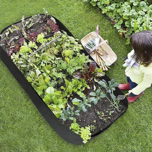 Felt Multi-grid Rectangular Planting Bag Vegetable Split Planting Bag Green Growing Garden Flowerpot Beautiful Planting Bag