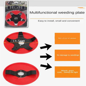 5-tooth Blade Garden Mower Multi-function Weeding Disc Steel Dual-purpose Cutting Head Trimmer Garden Power Tools