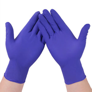 50/100PCS Disposable Nitrile Latex Rubber Gloves Dishwashing/Kitchen/Work//Garden/Household Cleaning Gloves Black/Blue Gloves