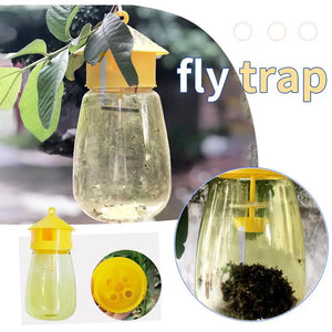 Plastic Fruit Fly Trap Killer Drosophila Trap Anti Fly Fruit Fly Killer Catcher Orchard Insect Trap Pest Control Fly Bee Trap